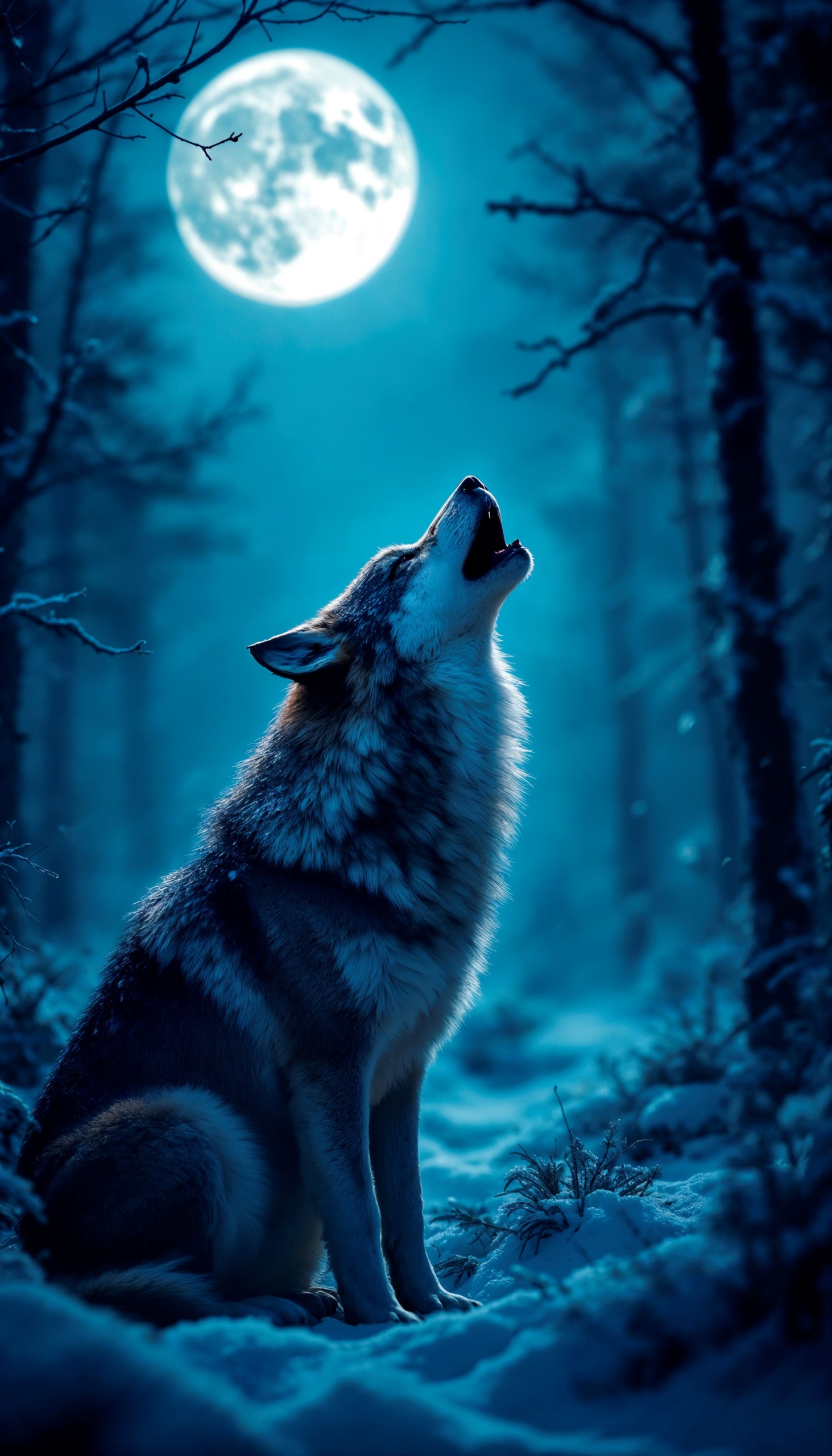 Krafttier Wolf - Wolfsmond